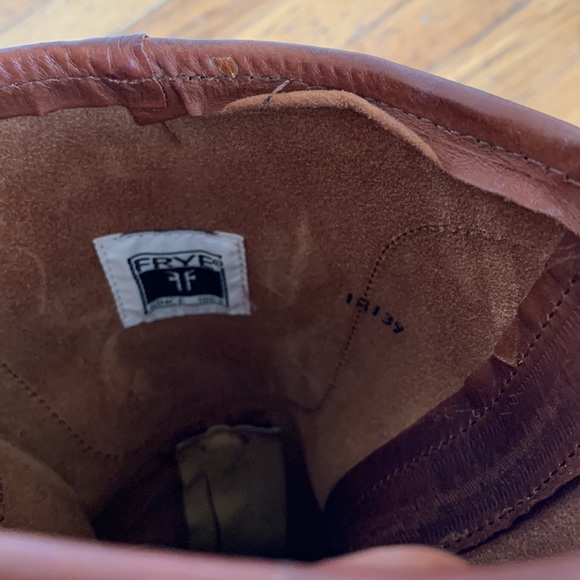 Frye Melissa Redwood Lace-Up Riding Boots - Picture 7 of 7